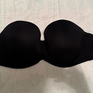 Women Black Strapless Wacoal Bra size 38 G